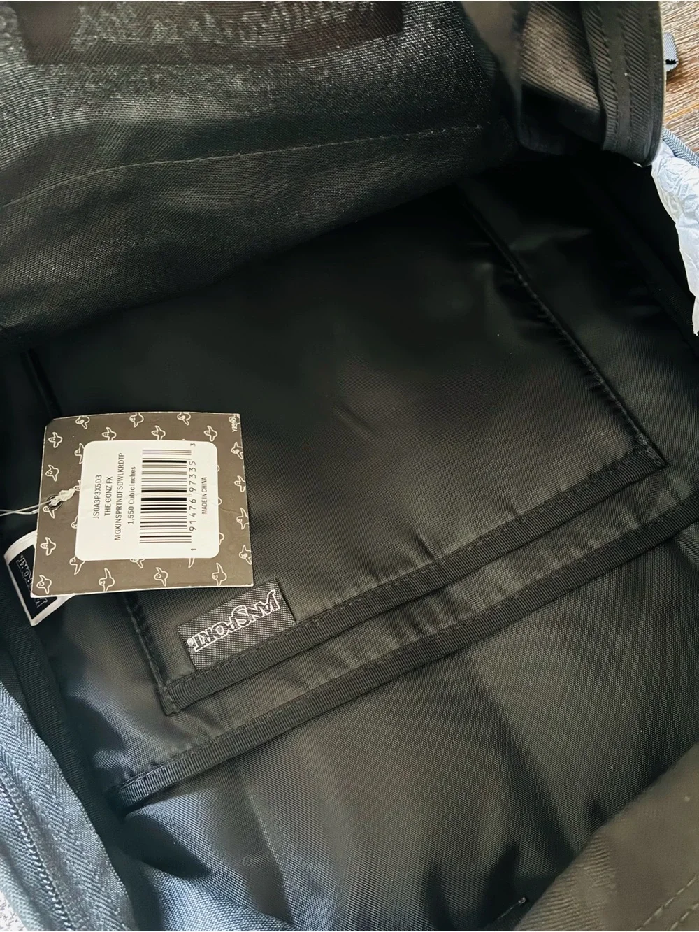 JanSport x Mark Gonzales End of Sidewalk Backpack Black White Red NWT